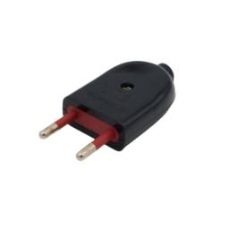 Ficha Contactum sin Tierra   10A  Negro  Conatel