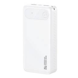 Power Bank   20000mAh  PD20W  Display Digital  Blanco  CD251 - PB80 USAMS