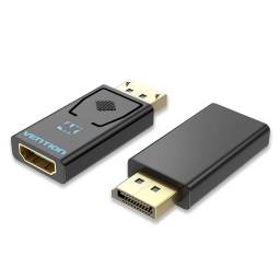 Adaptador DP a HDMI MachoHembra  Negro   HBMB0  Vention