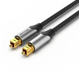 Cable de Audio Optico Toslink   1.5M  Gris  Aluminio  BAVHG  Vention