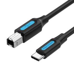 Cable de Impresora USB-C 2.0 a USB-B   MachoMacho  2A  2M  Negro  CQUBH  Vention