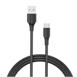 Cable USB-A 2.0 a USB-C  3A / 1M / Negro  CTHBF Vention