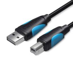 Cable de Impresora USB-A 2.0 a USB-B   MachoMacho  3M  Negro  VAS-A16-B300  Vention