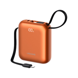 Power Bank   10.000mAh  20W  Display Digital  Anaranjado  CD258 - PB86 USAMS