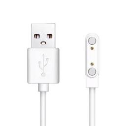 Cargador para Smartwatch   7.62mm  2 pin  Blanco  Gen�rico