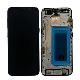 Display Samsung G950S8 5.7 Comp. cMarco Negro (GH97-20457A) Incell