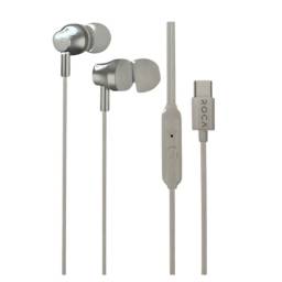 Manos Libres Stereo ROCA In_U   Tipo C  Blanco (Intrauditivo)  Universal