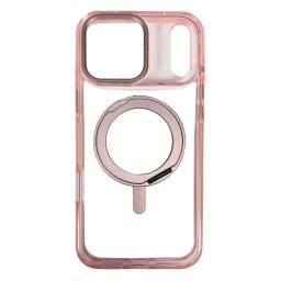 Case Compatible con Carga Magn�tica   Soporte  Apple iPhone 17 - Rosado