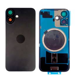 Tapa Trasera Apple iPhone 16 cLens y Marco   Negro (sin garant�a  sin devoluci�n)