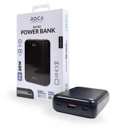 Power Bank ROCA Mini RC-PB-P9/20   20.000mAh  PD20W  Entrada: 2 Tipo C / Salida: USB + Tipo C