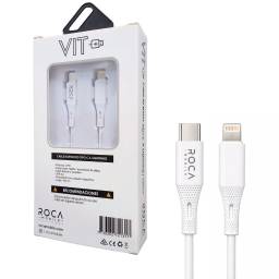 Cable de Datos ROCA   VIT  USB C a Lightning  100cm  27W  Blanco  721317