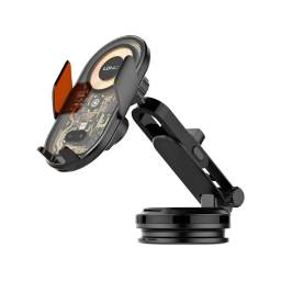 Cargador Vehicular Inal�mbrico MA30-1   Soporte c/Ventosa  15W  Negro  LDNIO