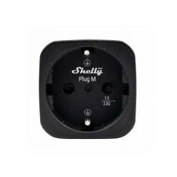 Shelly Plug M Gen3   Enchufe Inteligente  Wi-Fi / Bluetooth  Negro