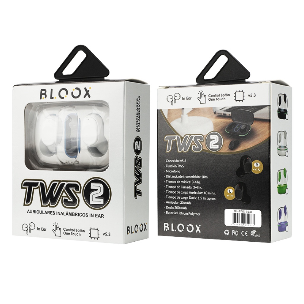 AURICULARES TWS BLUETOOTH-TWS02