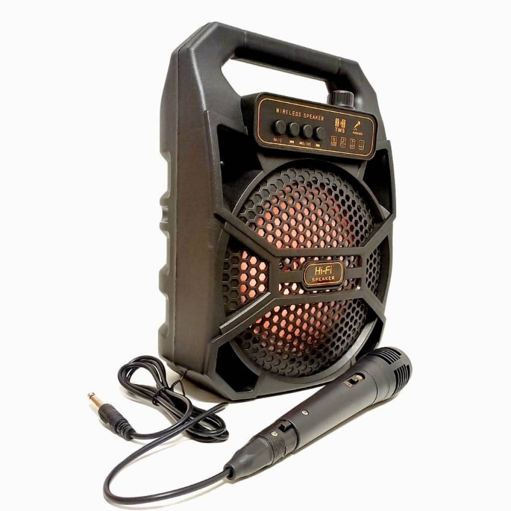 Micrófono Inalámbrico Karaoke Con Parlante Bluetooth GENERICO